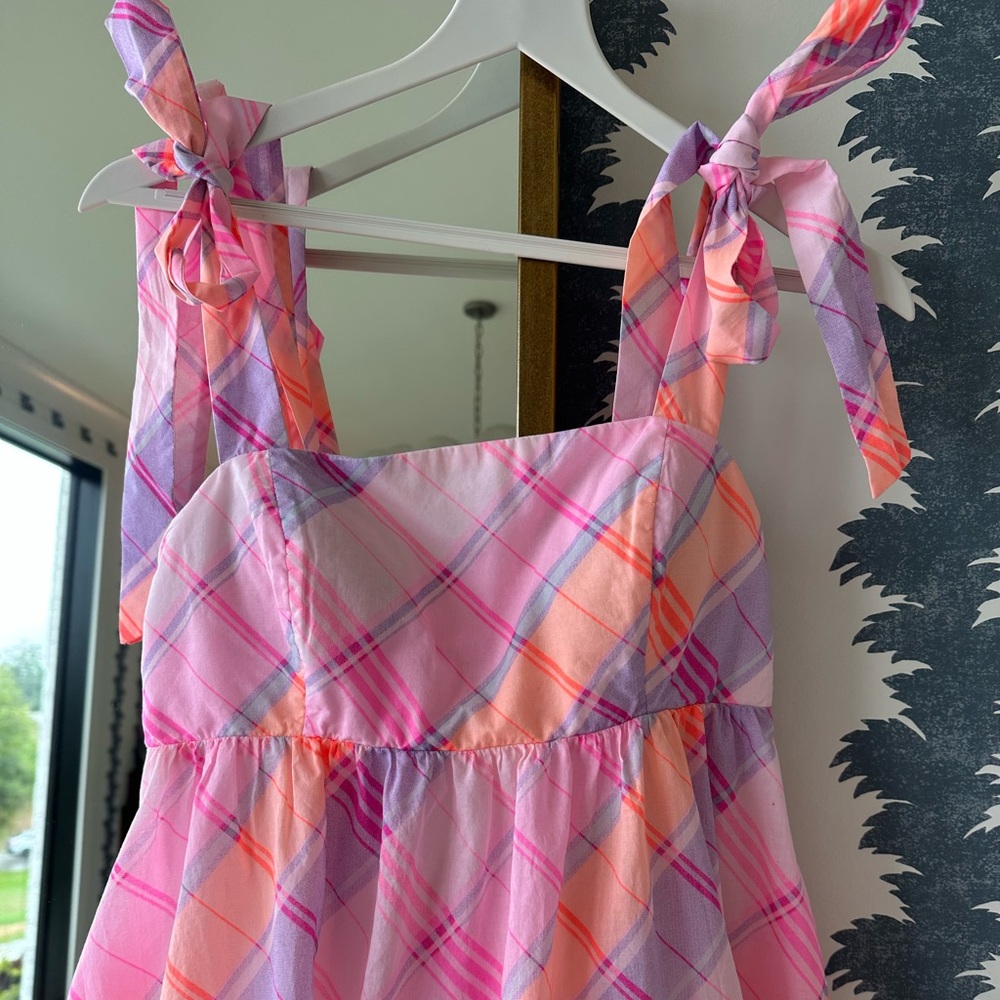 Lilly Pulitzer pink/orange and purple maxi dress- Size 0
